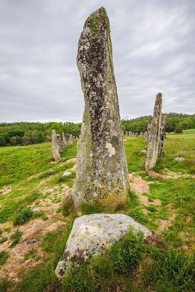 Bibikow, Walter 아티스트의 Sweden-Bohuslan-Blomsholm-Blomsholmsskeppet-stone ship circle-Iron-age burial ground-400-600 AD작품입니다.